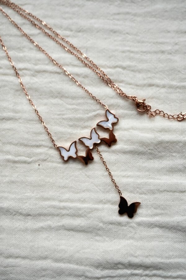 Rose Gold Butterfly Chain
