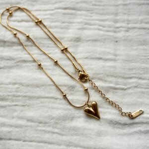 Heart Ball Chain