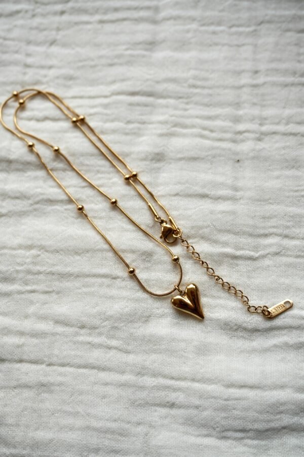 Heart Ball Chain