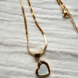 Shimmer Heart Chain