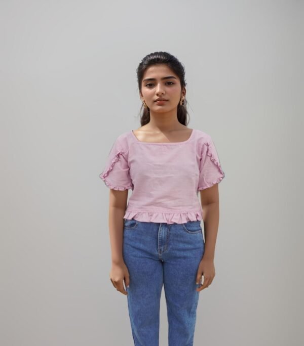 Lavender Crop Top