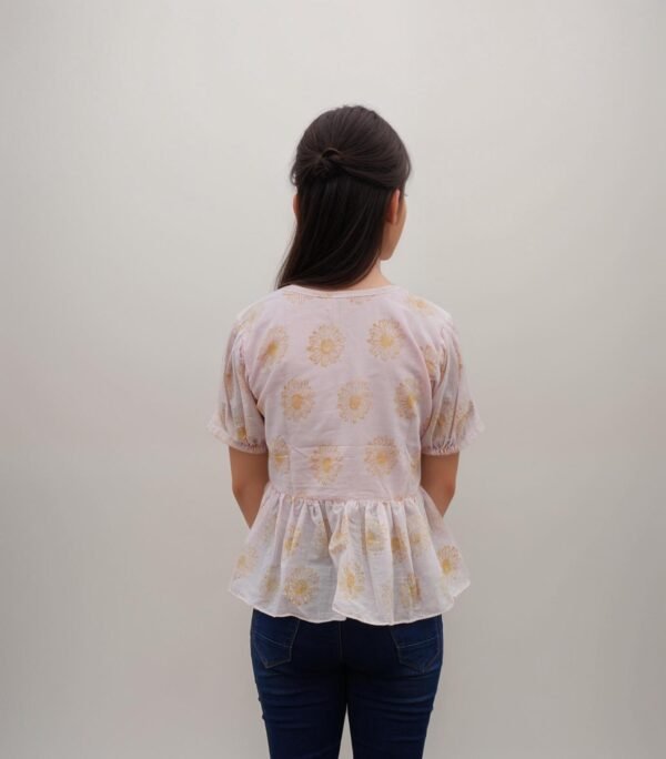 Laisy Daisy Peplum Top - Image 3