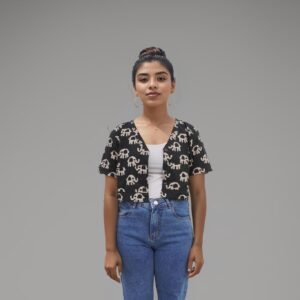 Elephant Crop Shirt