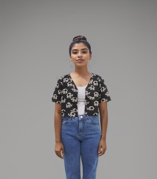 Elephant Crop Shirt