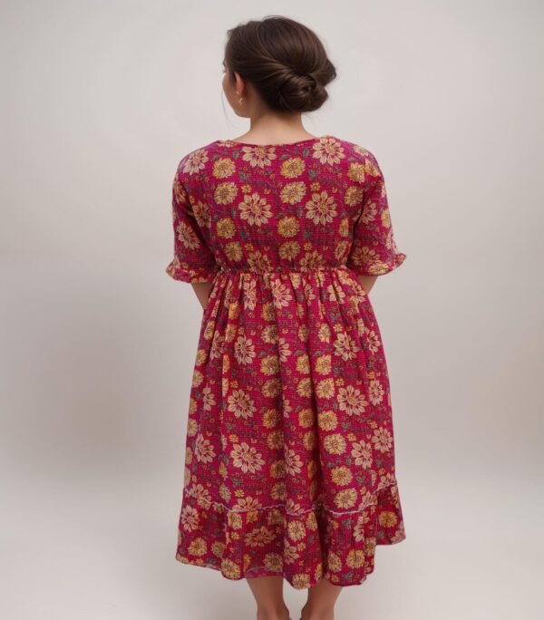 Pink Kantha Dress - Image 2