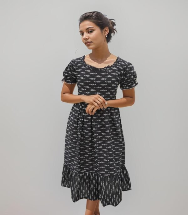 Black and White Butta Dress
