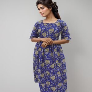 Blue Printed Maxi